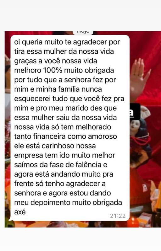 Depoimento WhatsApp — Pai Fábio de Ogum