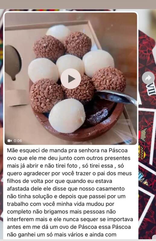 Depoimento WhatsApp — Pai Fábio de Ogum