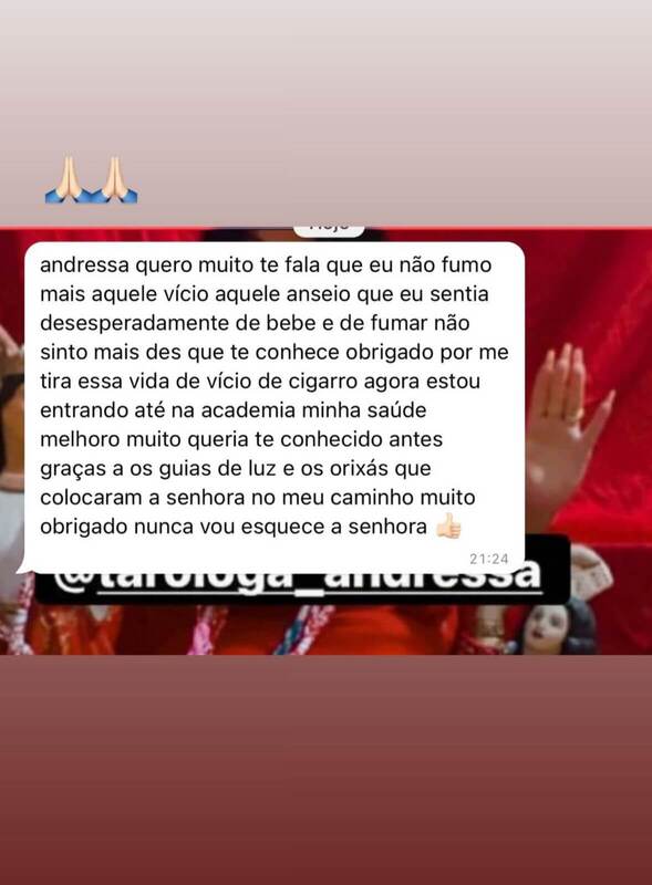 Depoimento WhatsApp — Pai Fábio de Ogum