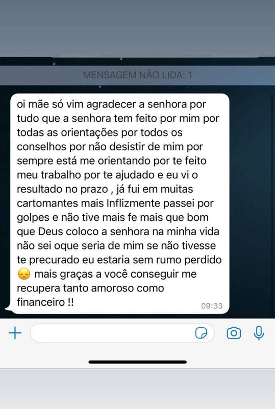 Depoimento WhatsApp — Pai Fábio de Ogum